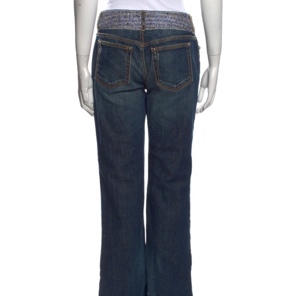 Roberto Cavalli Vintage Jeans with Beaded Waistband - Picture 3 of 9